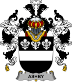 Irish Family Coat of Arms (v.25b) Ashby