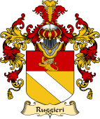 Italian Family Coat of Arms (v.25a) Ruggieri