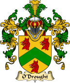Irish Family Coat of Arms (v.25a) O'Drought