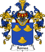 Italian Family Coat of Arms (v.25b) Romeo