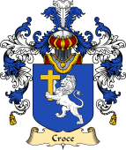 Italian Family Coat of Arms (v.25a) Croce