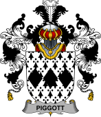 Irish Family Coat of Arms (v.25b) Piggott