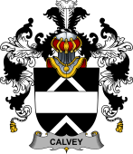 Irish Family Coat of Arms (v.25b) Calvey or McElwee