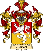 French Family Coat of Arms (v.25) Charvet