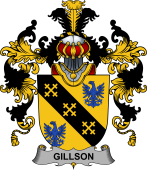 Irish Family Coat of Arms (v.25b) Gillson