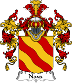 Italian Family Coat of Arms (v.25b) Nava
