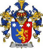 Irish Family Coat of Arms (v.25b) English