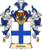 French Family Coat of Arms (v.25) Cornu