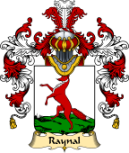 French Family Coat of Arms (v.25) Raynal