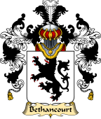 French Family Coat of Arms (v.25) Bethancourt
