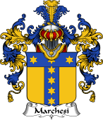 Italian Family Coat of Arms (v.25b) Marchesi