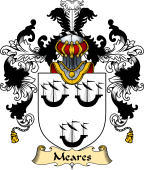Irish Family Coat of Arms (v.25a) Meares or O'Meers