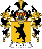 Italian Family Coat of Arms (v.25b) Orselli
