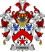 Irish Family Coat of Arms (v.25b) Fownes