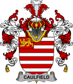 Irish Family Coat of Arms (v.25b) Caulfield or Gaffney