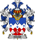 Irish Family Coat of Arms (v.25b) Douse or Dowse