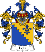 Italian Family Coat of Arms (v.25b) Lelli