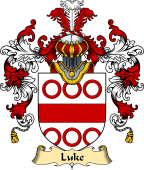 Irish Family Coat of Arms (v.25a) Luke