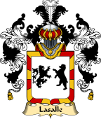 French Family Coat of Arms (v.25) Salle (de la)