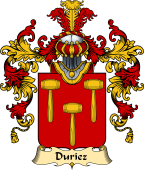 French Family Coat of Arms (v.25) Duriez