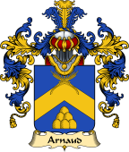 French Family Coat of Arms (v.25) Arnaud