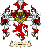 French Family Coat of Arms (v.25) Chauveau
