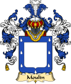 French Family Coat of Arms (v.25) Moulin