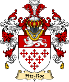 Irish Family Coat of Arms (v.25a) Fitz-Roe