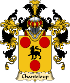 French Family Coat of Arms (v.25) Chanteloup