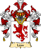 French Family Coat of Arms (v.25) Léon