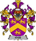 Irish Family Coat of Arms (v.25b) Hyde