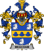 Irish Family Coat of Arms (v.25b) Meacham