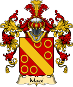 French Family Coat of Arms (v.25) Macé