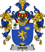 Irish Family Coat of Arms (v.25b) Greer