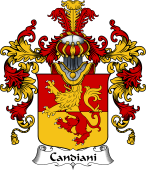 Italian Family Coat of Arms (v.25b) Candiani