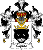 Italian Family Coat of Arms (v.25b) Caputo