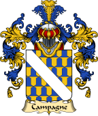 French Family Coat of Arms (v.25) Campagne
