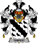 Irish Family Coat of Arms (v.25b) Tempest