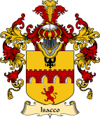 Italian Family Coat of Arms (v.25a) Isacco