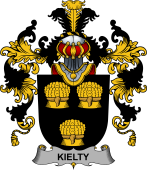 Irish Family Coat of Arms (v.25b) Kielty ot O'Quilty
