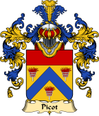 French Family Coat of Arms (v.25) Picot