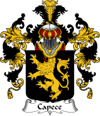 Italian Family Coat of Arms (v.25b) Capece