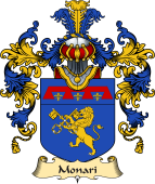 Italian Family Coat of Arms (v.25a) Monari