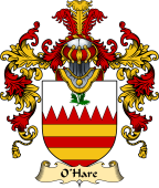 Irish Family Coat of Arms (v.25a) O'Hare