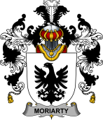 Irish Family Coat of Arms (v.25b) Moriarty or O'Moriarty