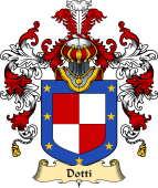Italian Family Coat of Arms (v.25a) Dotti