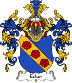 German Wappen Coat of Arms (v.25) Ecker