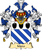 Italian Family Coat of Arms (v.25a) Moro