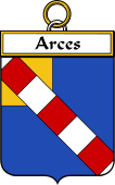 French Family Coat of Arms (v.25) Arces