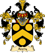 Irish Family Coat of Arms (v.25a) Avery